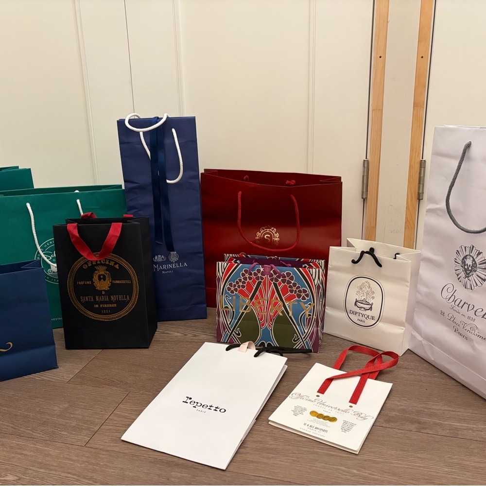 Assorted Luxury Retail Gift Bags - Colorful Mix